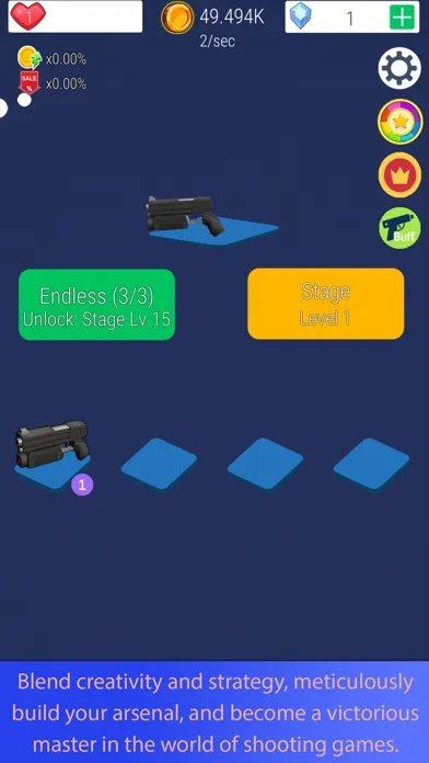 Tangkapan layar Merge Gun Empire
