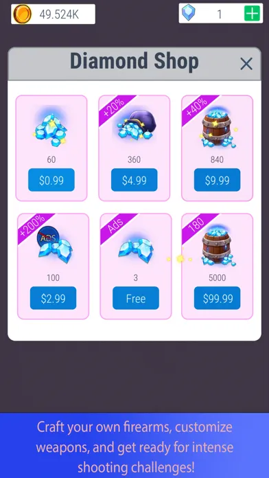 Tangkapan layar Merge Gun Empire