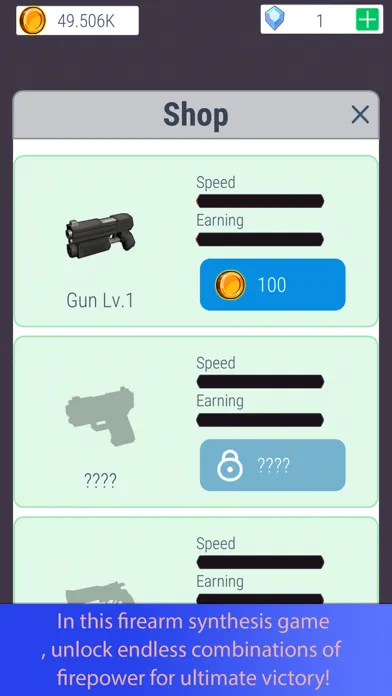 Tangkapan layar Merge Gun Empire