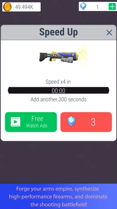 Tangkapan layar Merge Gun Empire