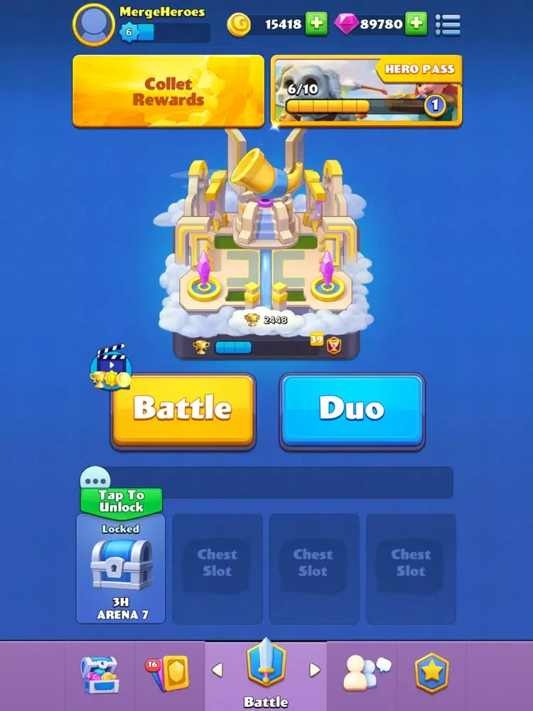 Ảnh chụp màn hình của Merge TD Hero - Tower Defense iPad 