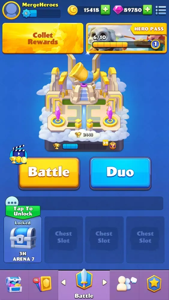 Ảnh chụp màn hình của Merge TD Hero - Tower Defense