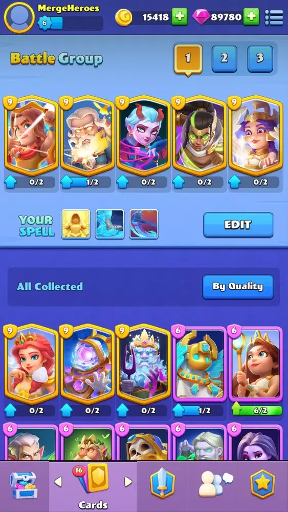 Ảnh chụp màn hình của Merge TD Hero - Tower Defense