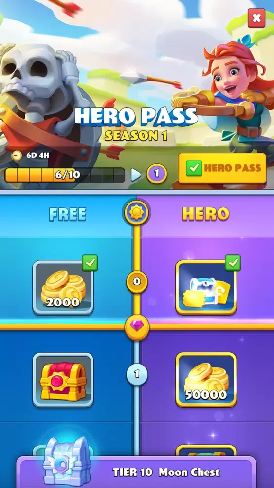 Ảnh chụp màn hình của Merge TD Hero - Tower Defense