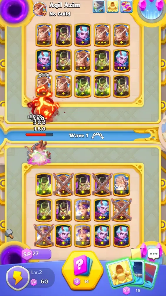 Ảnh chụp màn hình của Merge TD Hero - Tower Defense