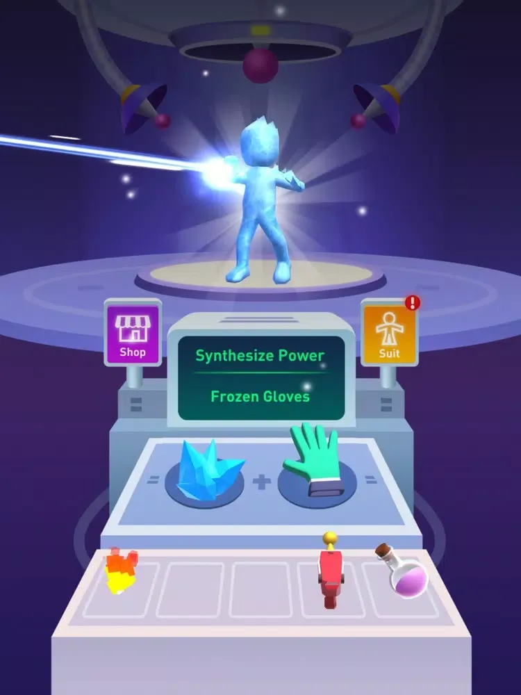 Tangkapan skrin Merge Hero 3D iPad 