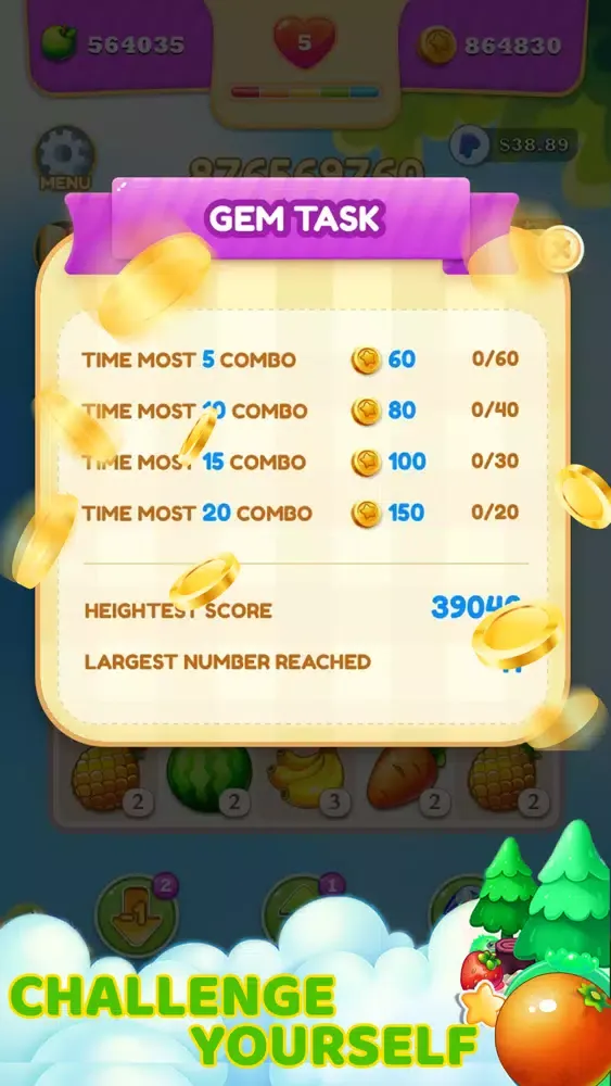 Capturas de tela do Fruit Clash Legend