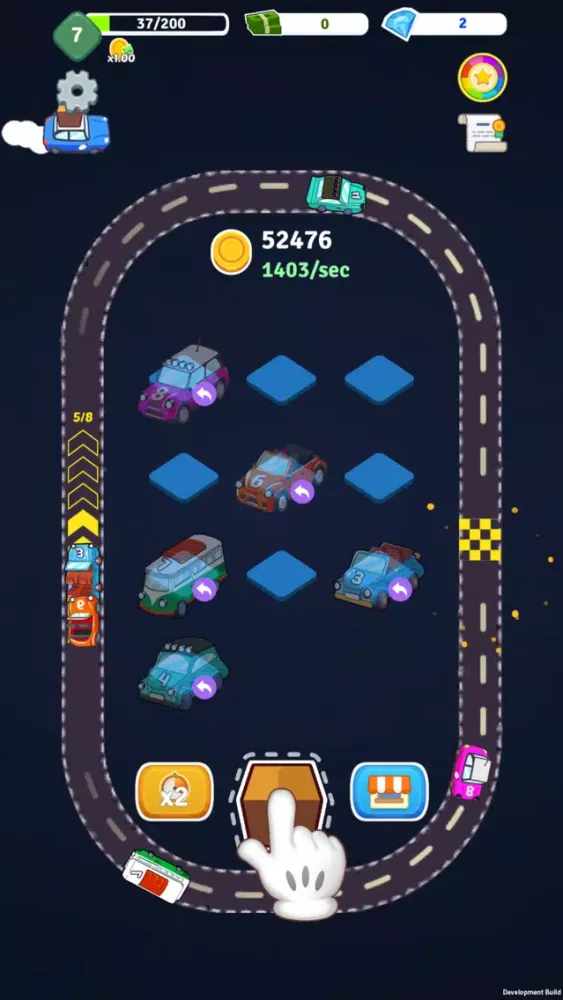 Zrzuty ekranu Merge Speed: Top Racing Cars!
