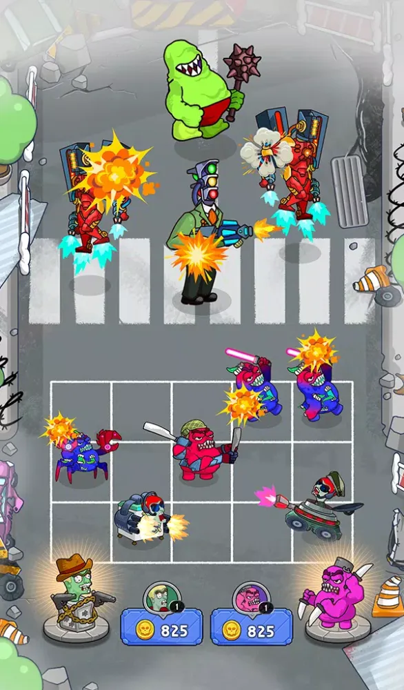 Merge Fight: Grim & Zombie War 스크린샷