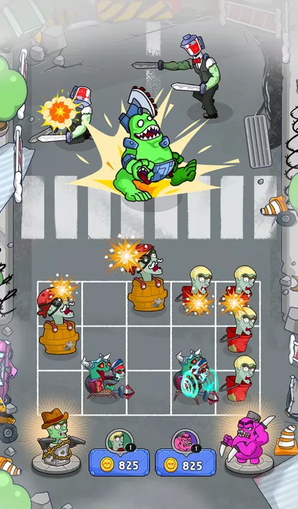 Merge Fight: Grim & Zombie War 스크린샷