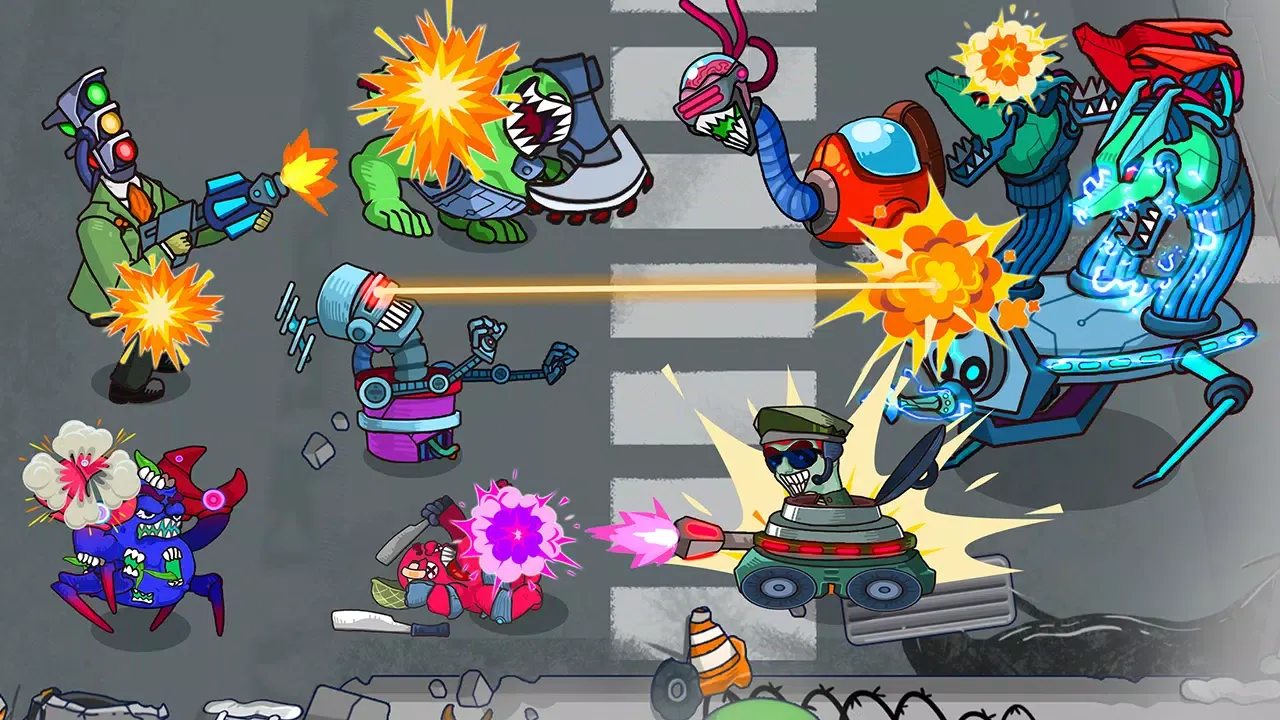 Merge Fight: Grim & Zombie War 스크린샷