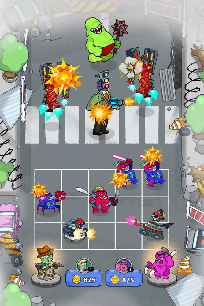 Merge Fight: Grim & Zombie War 스크린샷