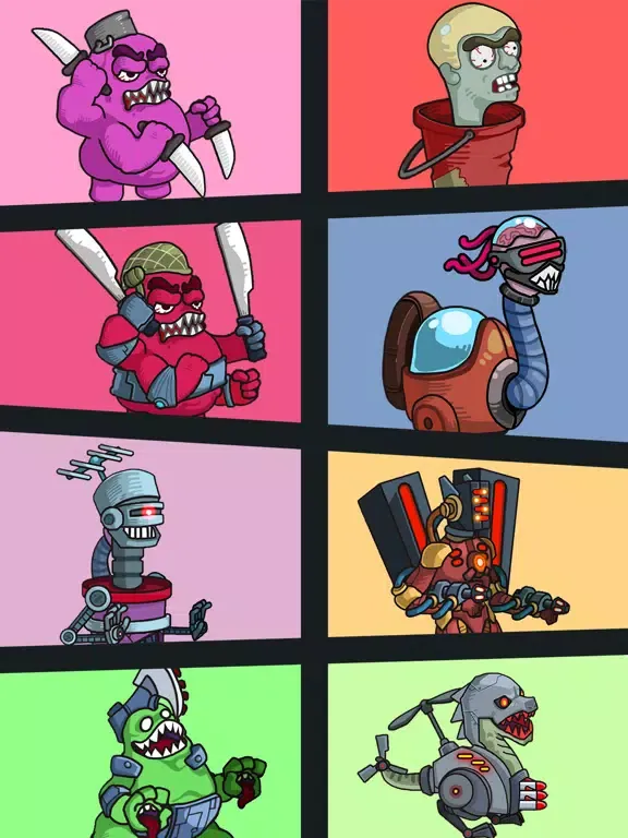 ภาพหน้าจอของ Merge Fight : Grim Zombie War iPad 