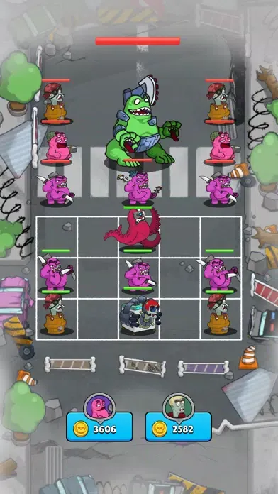 ภาพหน้าจอของ Merge Fight : Grim Zombie War