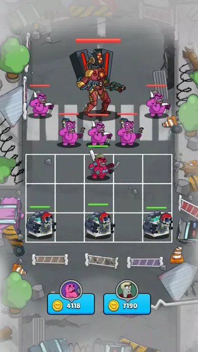 ภาพหน้าจอของ Merge Fight : Grim Zombie War