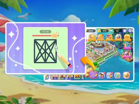 Captures d'écran de Merge Topia-Hotel Tycoon iPad 