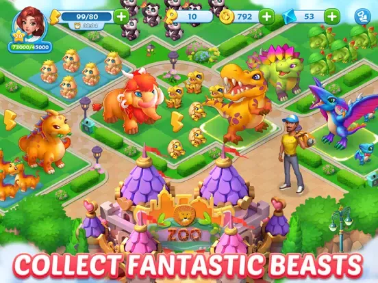 Captures d'écran de Merge Topia-Hotel Tycoon iPad 