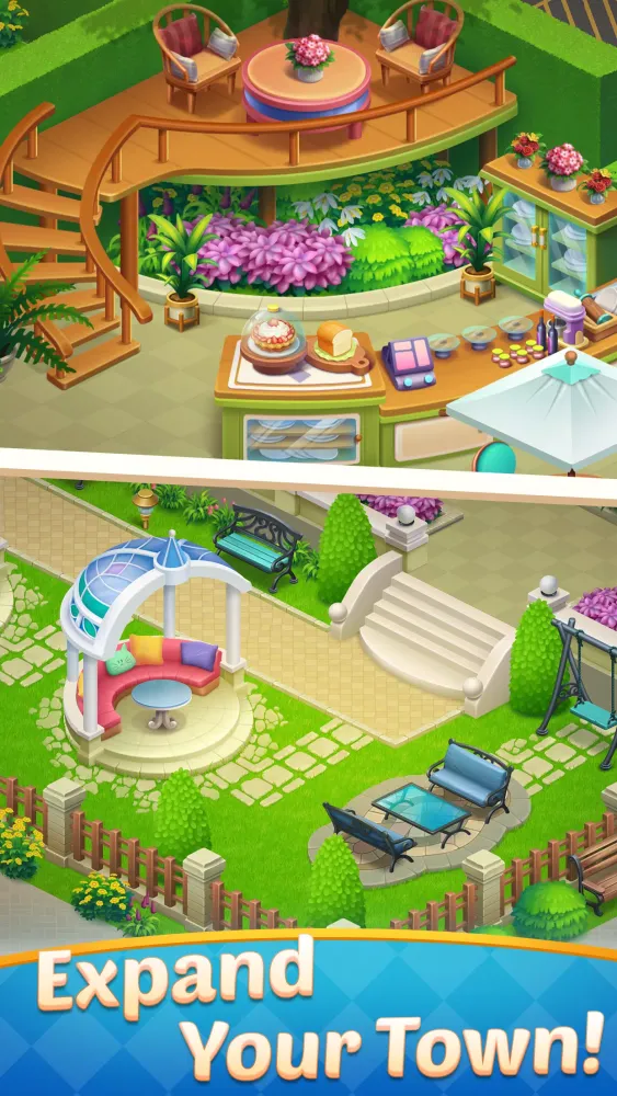 Tangkapan layar Merge Town