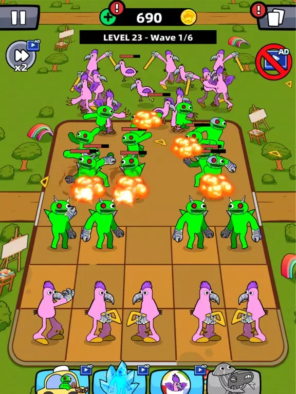 Merge Defense - Fusion Garden iPad 應用截圖
