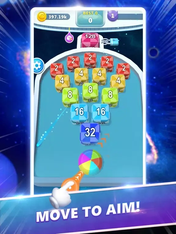 Merge Star 2048 iPad  スクリーンショット