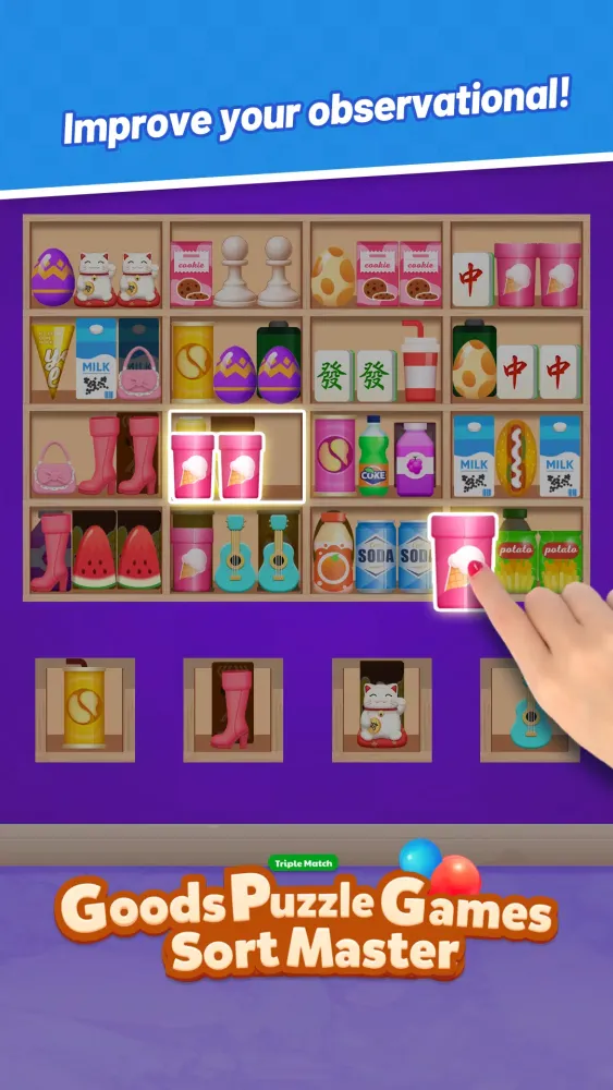 Zrzuty ekranu Goods Puzzle Games-Sort Master