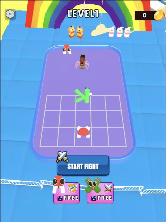 Merge Alphabet Choo Choo Fight iPad  स्क्रीनशॉट