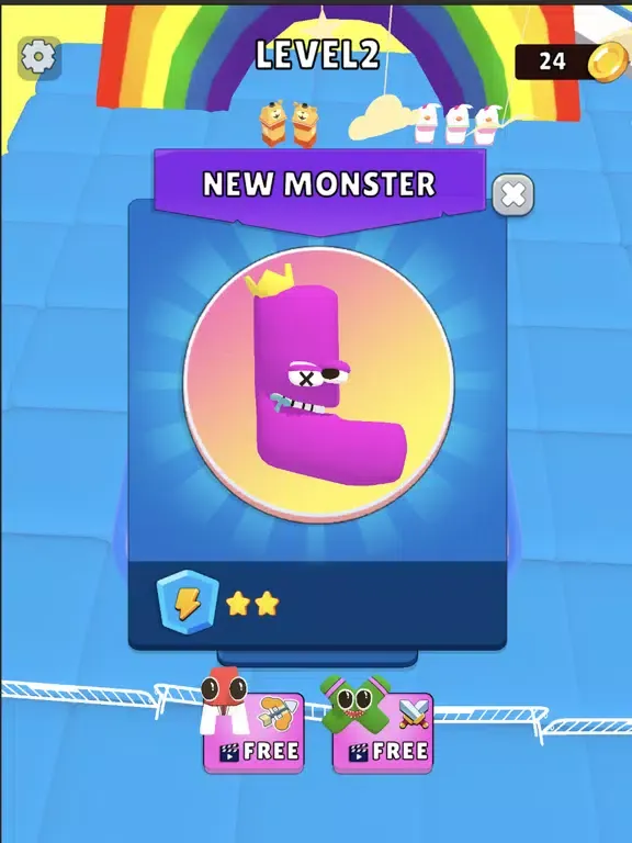 Merge Alphabet Choo Choo Fight iPad  स्क्रीनशॉट