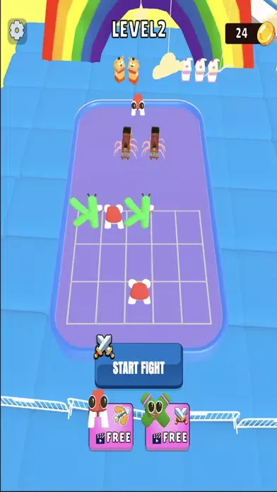 Merge Alphabet Choo Choo Fight स्क्रीनशॉट