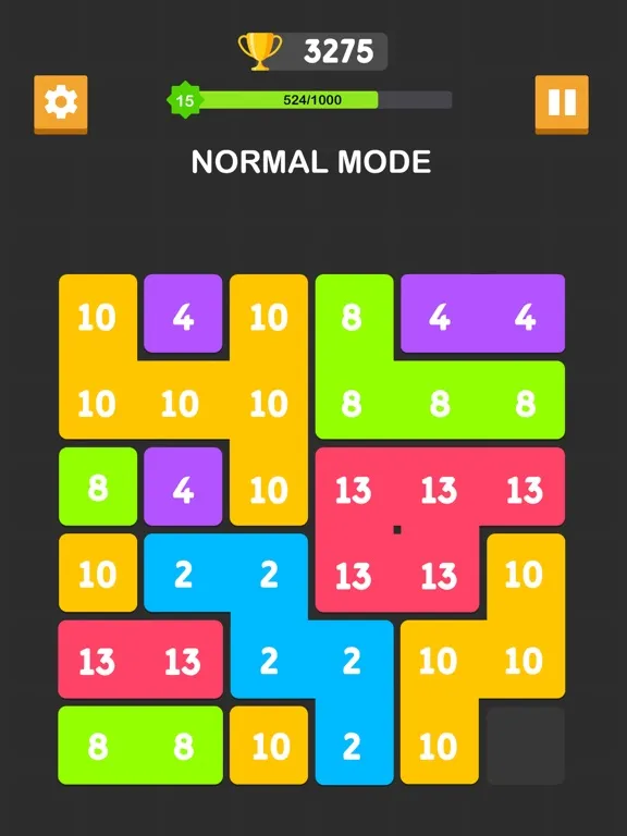 Tangkapan layar 2048 Merge Blocks Game iPad 
