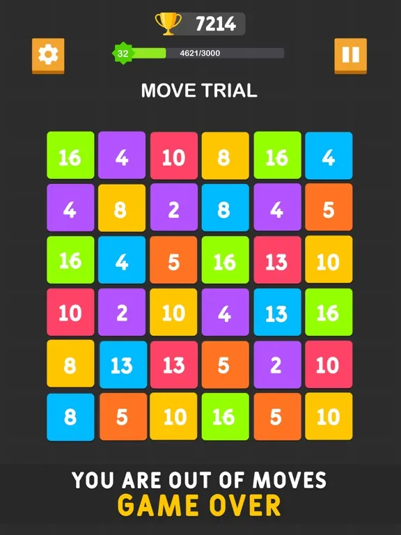 Tangkapan layar 2048 Merge Blocks Game iPad 