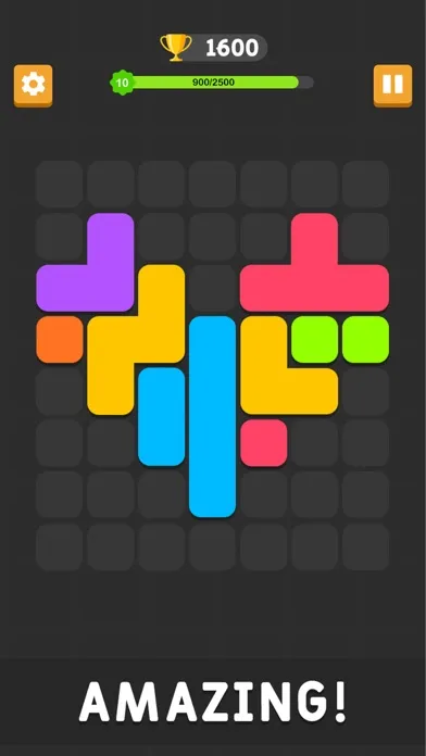 Tangkapan layar 2048 Merge Blocks Game
