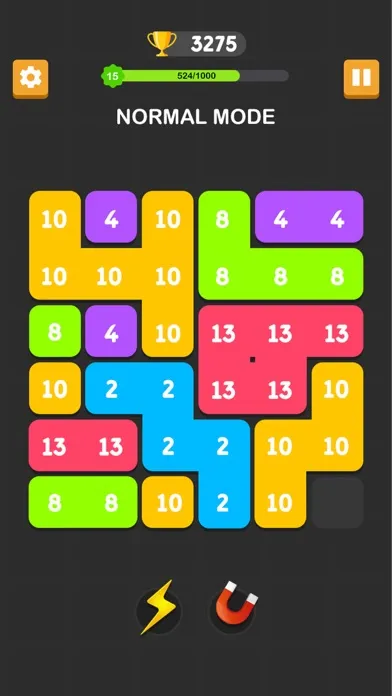 Tangkapan layar 2048 Merge Blocks Game