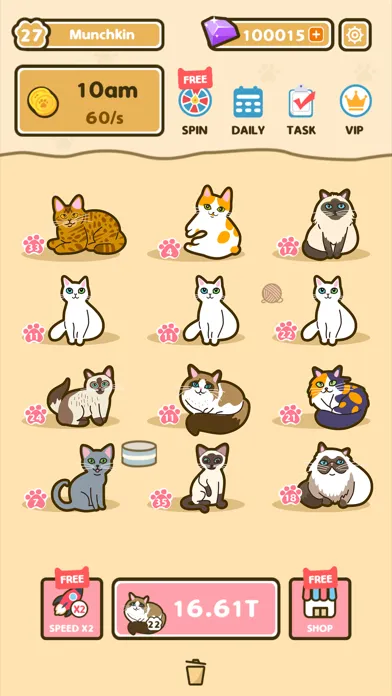 Merge Cats! スクリーンショット
