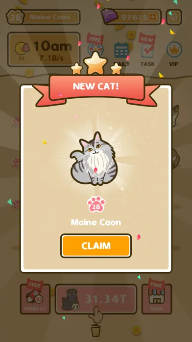 Merge Cats! スクリーンショット