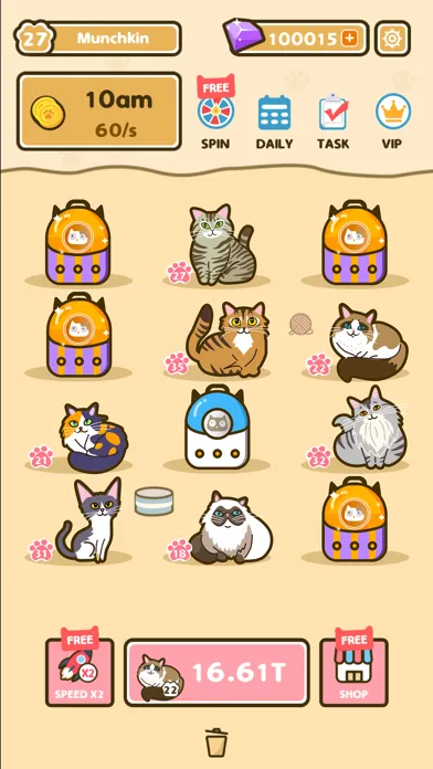 Merge Cats! スクリーンショット