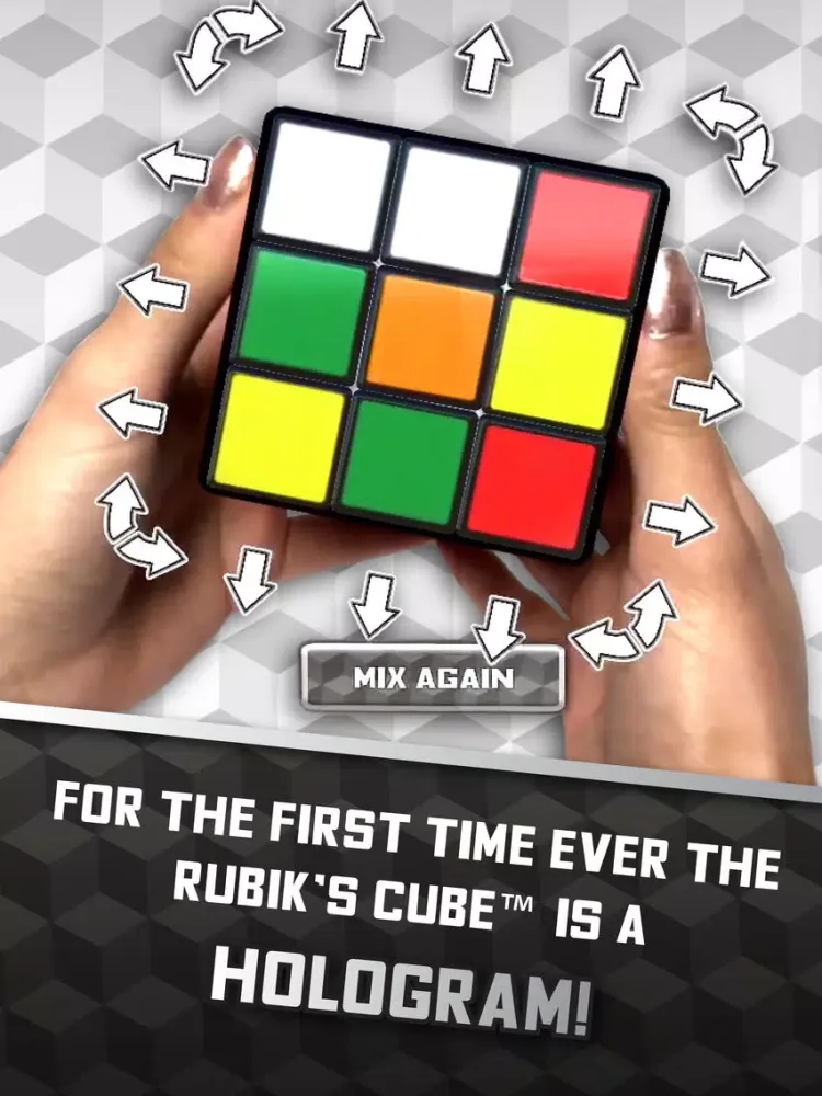 Ảnh chụp màn hình của Rubik’s Cube Augmented! iPad 