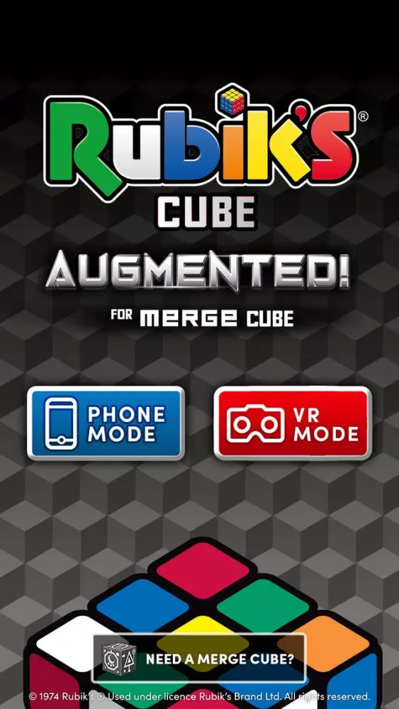 Ảnh chụp màn hình của Rubik’s Cube Augmented!