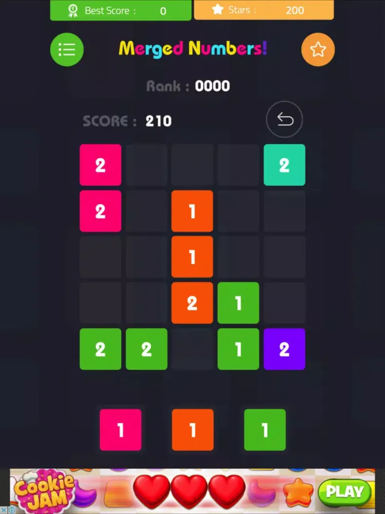 Merged Numbers! - Blocks puzzle iPad  Screenshots