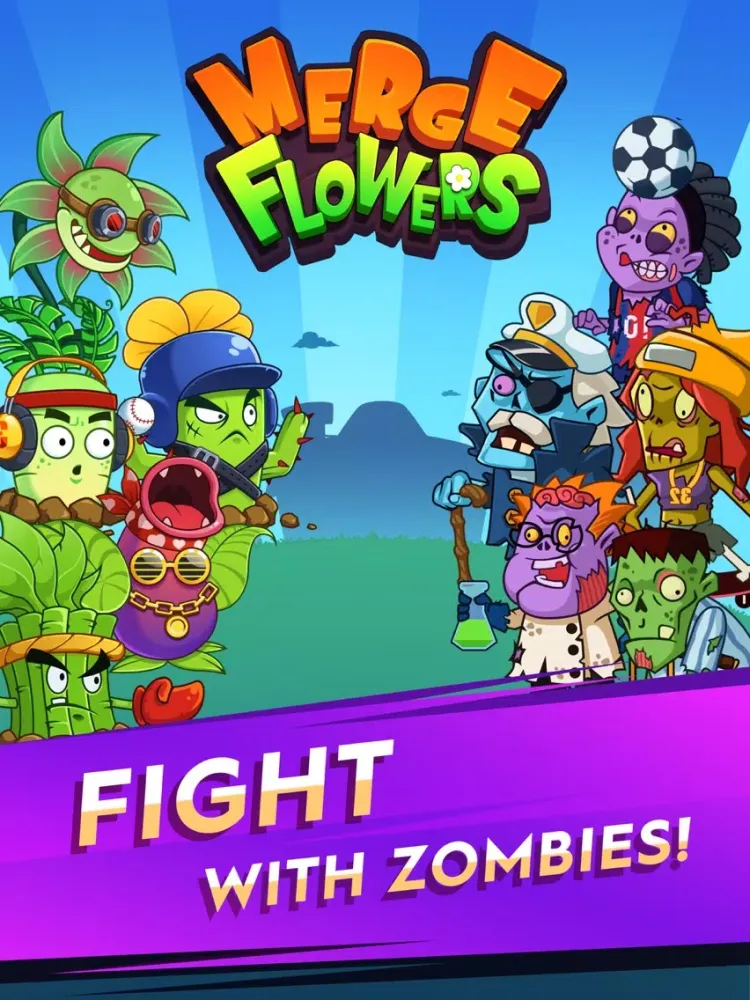 Merge Flowers vs. Zombies iPad  স্ক্রিনশট