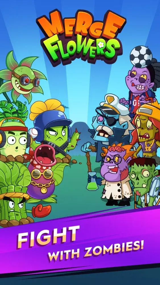 Merge Flowers vs. Zombies স্ক্রিনশট
