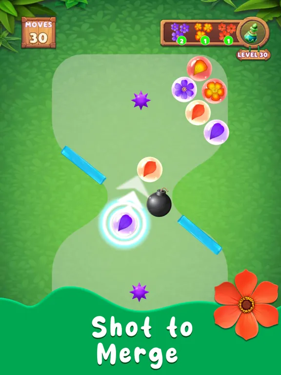 Zrzuty ekranu Blossom Merge: Bounce Flowers iPad 