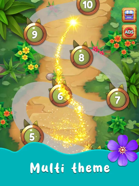Zrzuty ekranu Blossom Merge: Bounce Flowers iPad 