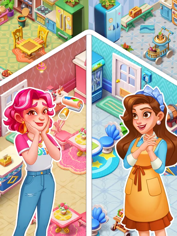 Captures d'écran de County Story: Merge & Cooking iPad 