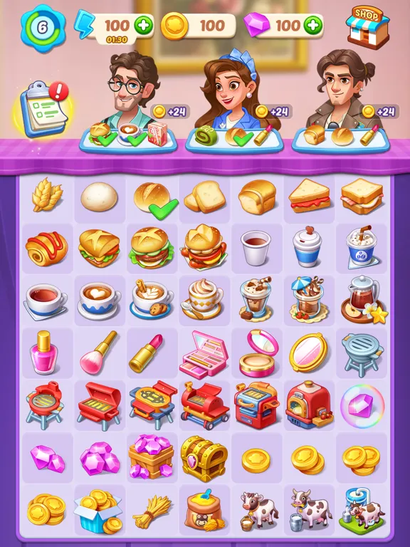Captures d'écran de County Story: Merge & Cooking iPad 