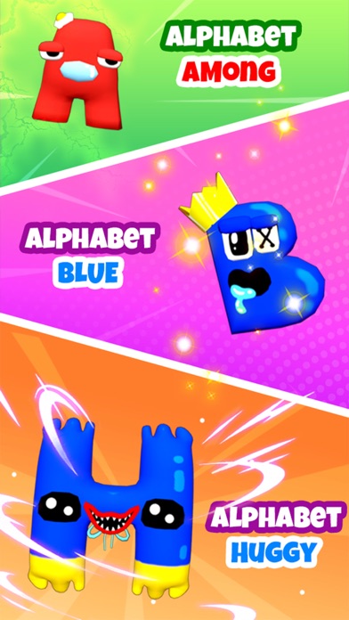ภาพหน้าจอของ Merge Alphabet Lore A-Z