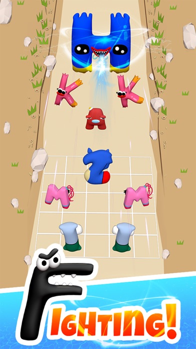 ภาพหน้าจอของ Merge Alphabet Lore A-Z
