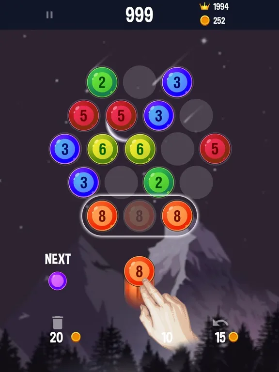 Ảnh chụp màn hình của Merge Hexa - Number Up 8 iPad 