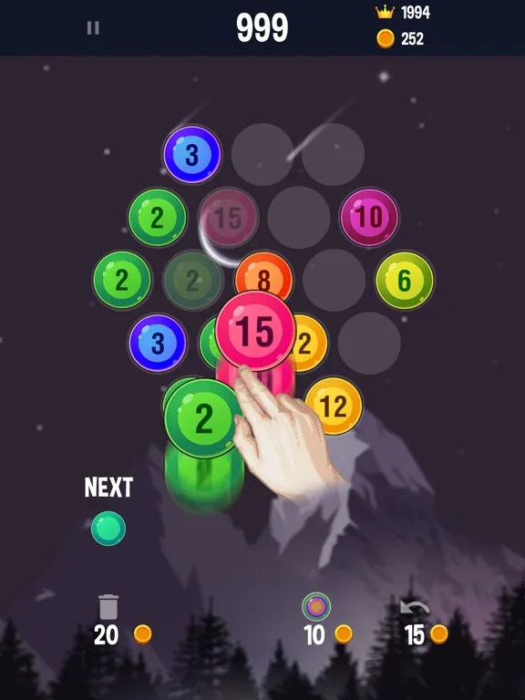Ảnh chụp màn hình của Merge Hexa - Number Up 8 iPad 