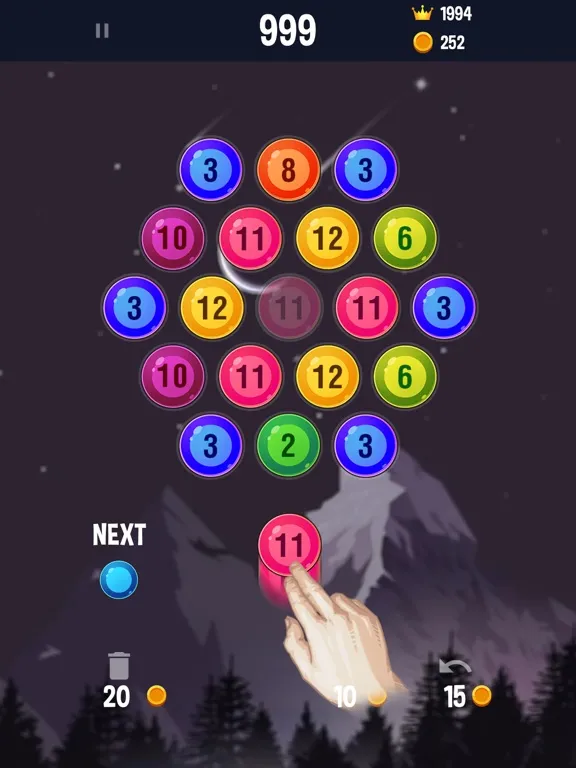 Ảnh chụp màn hình của Merge Hexa - Number Up 8 iPad 