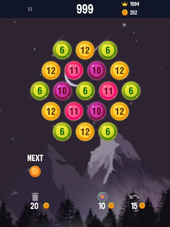 Ảnh chụp màn hình của Merge Hexa - Number Up 8 iPad 